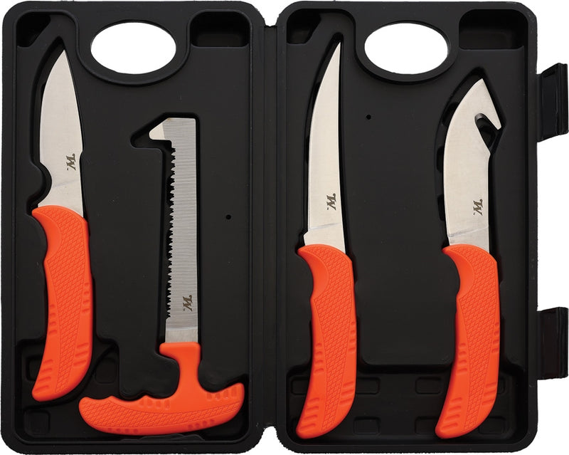 Winchester Deer Season XP Kit Fixed Knife 3Cr13MoV Steel Blades Orange Textured Plastic Handles 752 -Winchester - Survivor Hand Precision Knives & Outdoor Gear Store