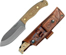 Condor Toki Fixed Knife 4.5" 1075HC Steel Full Blade Natural Canvas Micarta Handle 392047HC -Condor - Survivor Hand Precision Knives & Outdoor Gear Store