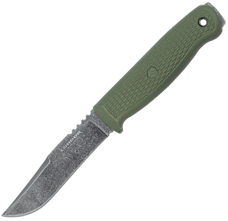 Condor Bushglider Fixed Knife 4.25" 1095HC Steel Full Blade Polypropylene Handle TK394942HC -Condor - Survivor Hand Precision Knives & Outdoor Gear Store