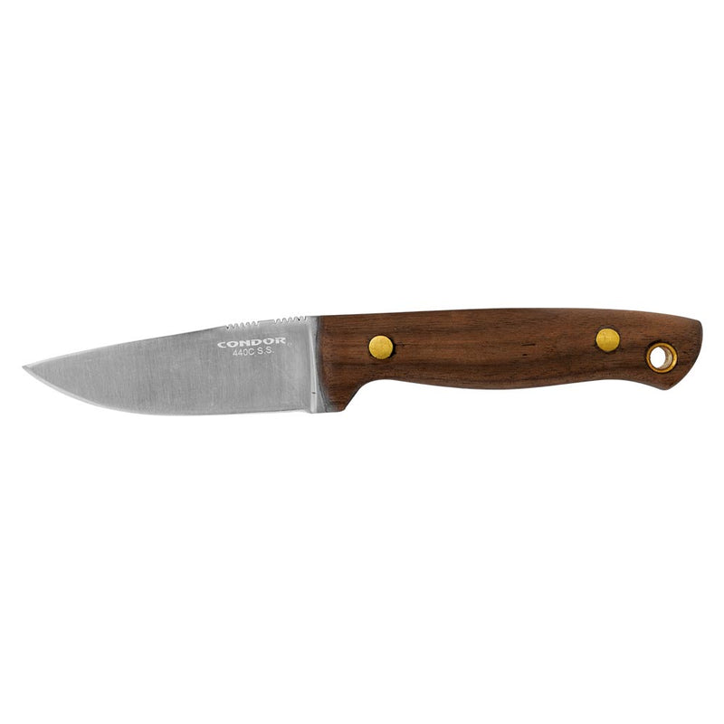 Condor Mayflower Fixed Knife 3.25" 440C Steel Full Tang Blade Brown Wood Handle TK15034C -Condor - Survivor Hand Precision Knives & Outdoor Gear Store