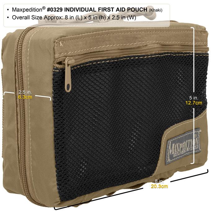 Maxpedition Individual First Aid Pouch Internal Mesh See-Thru Organizers Handle 329K -Maxpedition - Survivor Hand Precision Knives & Outdoor Gear Store