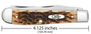 Case XX Cutlery Trapper Pocket Knife Stainless Steel Blades Amber Bone Handle 06540 -Case Cutlery - Survivor Hand Precision Knives & Outdoor Gear Store