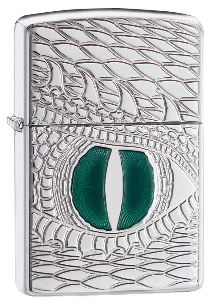 Zippo Lighter Green Dragon Eye Feature Windproof All Metal Construction 28807 -Zippo - Survivor Hand Precision Knives & Outdoor Gear Store