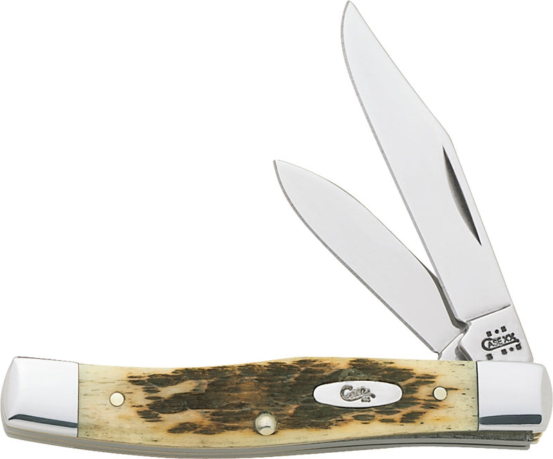 Case XX Cutlery Small Texas Jack Pocket Knife Chrome Vanadium Blades Bone Handle 00077 -Case Cutlery - Survivor Hand Precision Knives & Outdoor Gear Store