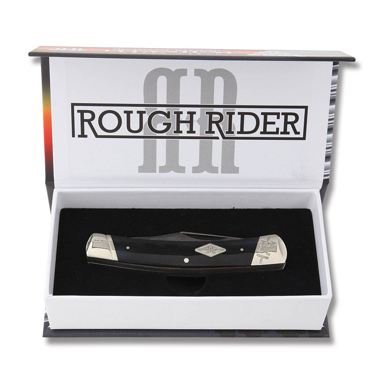 Rough Ryder Large Moose Pocket Knife Stainless/Titanium Blades Black Bone Handle 1775 -Rough Ryder - Survivor Hand Precision Knives & Outdoor Gear Store