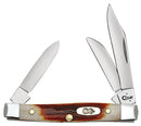 Case XX Small Stockman Pocket Knife Stainless Steel Blades Red Stag Handle 09449 -Case Cutlery - Survivor Hand Precision Knives & Outdoor Gear Store
