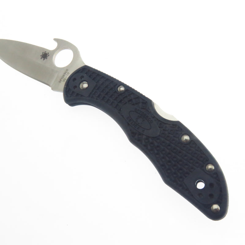 Spyderco Delica 4 Lockback Folding Knife 3" VG-10 Steel Blade Gray FRN Handle C11PGYW -Spyderco - Survivor Hand Precision Knives & Outdoor Gear Store