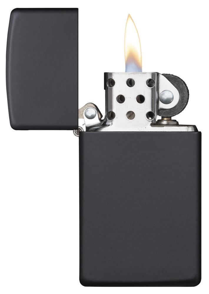 Zippo Lighter Windproof Refillable Metal Black Matte Made In USA 10270 -Zippo - Survivor Hand Precision Knives & Outdoor Gear Store