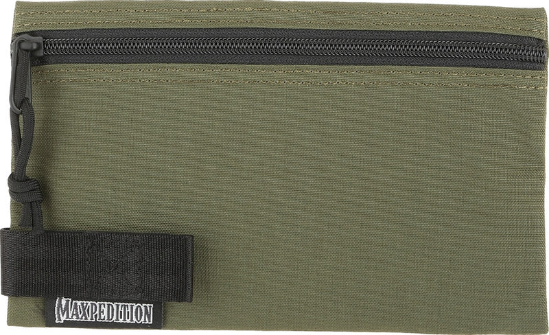 Maxpedition Two-Fold Pouch Lightweight Zippered 500D OD Green Nylon Construction 2128G -Maxpedition - Survivor Hand Precision Knives & Outdoor Gear Store