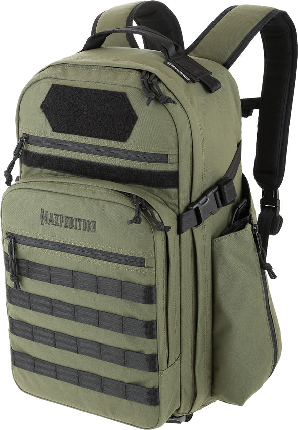 Maxpedition Havyk-1 Backpack Water/Abrasion Resistant Green Nylon Construction 2121G -Maxpedition - Survivor Hand Precision Knives & Outdoor Gear Store