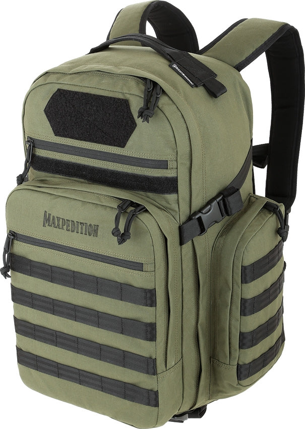 Maxpedition Havyk-2 Backpack Water/Abrasion Resistant 500-D OD Green Nylon Construction 2122G -Maxpedition - Survivor Hand Precision Knives & Outdoor Gear Store