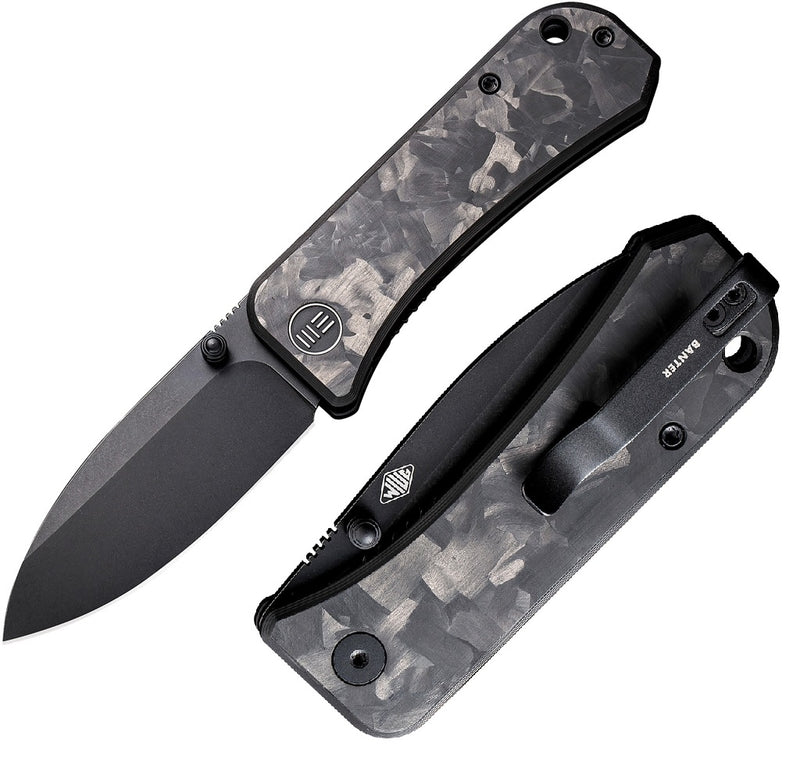 We Knife Co Banter Folding Knife 3" CPM-S35VN Steel Blade Carbon Fiber Handle 2004H -We Knife Co - Survivor Hand Precision Knives & Outdoor Gear Store