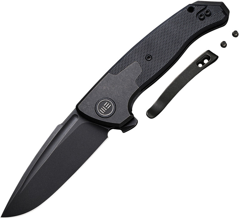We Knife Co Press Folding Knife 3.15" CPM-20CV Steel Blade Titanium / G10 Handle 20078B1 -We Knife Co - Survivor Hand Precision Knives & Outdoor Gear Store