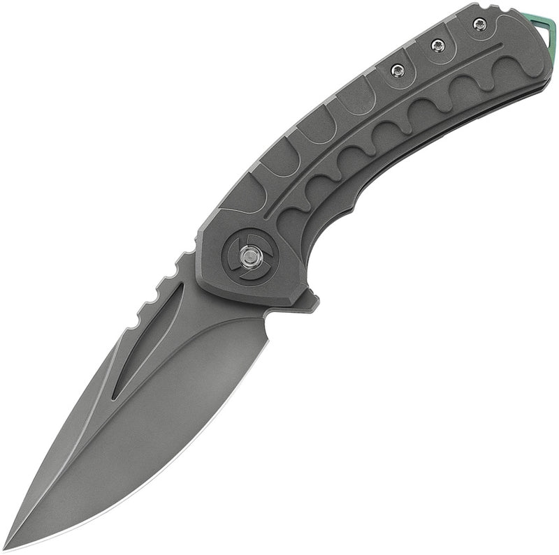 Bestech Knives Buwaya Framelock Folding Knife 3.5" M390 Steel Blade Titanium Handle T2203B -Bestech Knives - Survivor Hand Precision Knives & Outdoor Gear Store