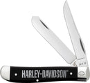 Case XX Harley Mini Trapper Pocket Knife Trusharp Surgical Steel Blades Synthetic Handle 52231 -Case Cutlery - Survivor Hand Precision Knives & Outdoor Gear Store