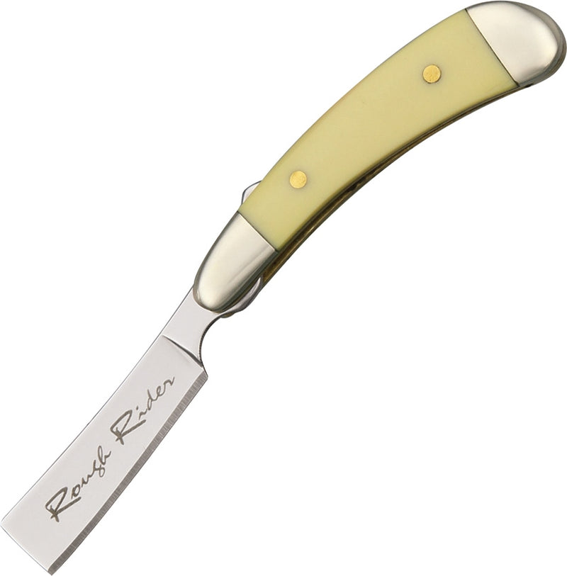 Rough Ryder Mini Razor Stainless Steel Blade Yellow Smooth Synthetic Handle 1362 -Rough Ryder - Survivor Hand Precision Knives & Outdoor Gear Store