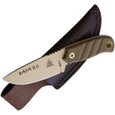 TOPS Baja Fixed Knife 3.25" 1095HC Steel Full Tang Blade Canvas Micarta Handle BAJA03 -TOPS - Survivor Hand Precision Knives & Outdoor Gear Store