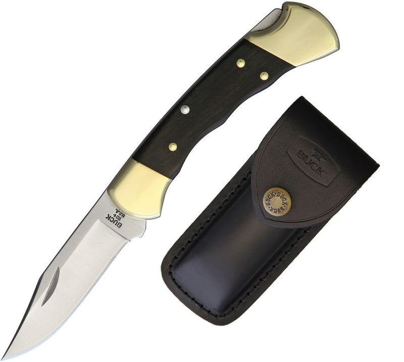 Buck Ranger Lockback Folding Knife 420HC Steel Clip Point Blade Dymondwood Handle 112FG -Buck - Survivor Hand Precision Knives & Outdoor Gear Store