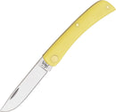 Case XX Sod Buster Jr Pocket Knife Carbon Steel Blade Yellow Synthetic Handle 00032 -Case Cutlery - Survivor Hand Precision Knives & Outdoor Gear Store