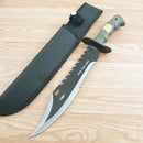 United Cutlery Marine Recon Fixed Knife 11.50" AUS-6 Steel Blade Rubber Handle 2863 -United Cutlery - Survivor Hand Precision Knives & Outdoor Gear Store