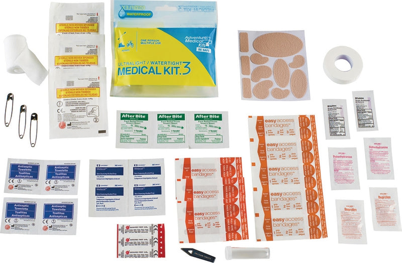 Adventure Medical Ultralight Medical Kit .3 Bandages Dressings Ointment Tape First Aid Kit AD0297 -Adventure Medical - Survivor Hand Precision Knives & Outdoor Gear Store