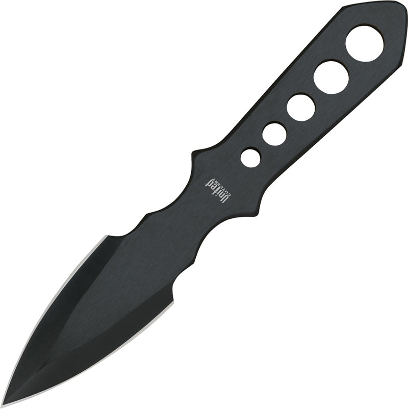 United Cutlery Lightning Bolt-Throwing Fixed Knives 2.25" Black Finish Stainless Construction 2904 -United Cutlery - Survivor Hand Precision Knives & Outdoor Gear Store