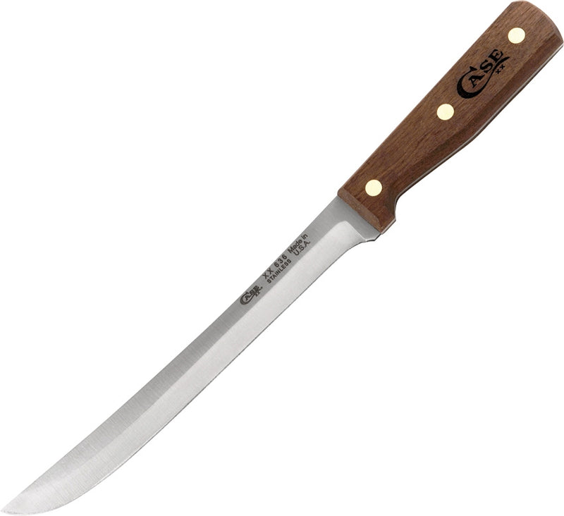 Case XX Household Slicer Knife 9" Stainless Full Tang Blade Solid Walnut Handle 07317 -Case Cutlery - Survivor Hand Precision Knives & Outdoor Gear Store