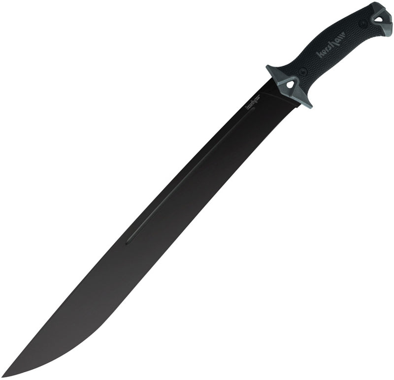 Kershaw Camp Fixed Knife 18" 65MN Steel Blade Black Rubberized Sure-Grip Handle -Kershaw - Survivor Hand Precision Knives & Outdoor Gear Store