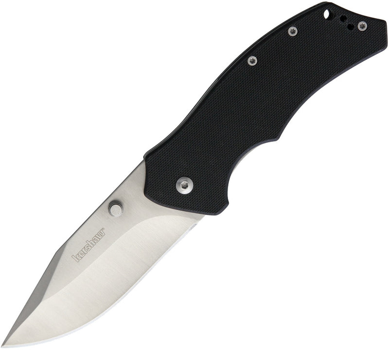 Kershaw Tension Linerlock Folding Knife 3.25" Stainless Steel Blade Black G10 Handle KS1490 -Kershaw - Survivor Hand Precision Knives & Outdoor Gear Store