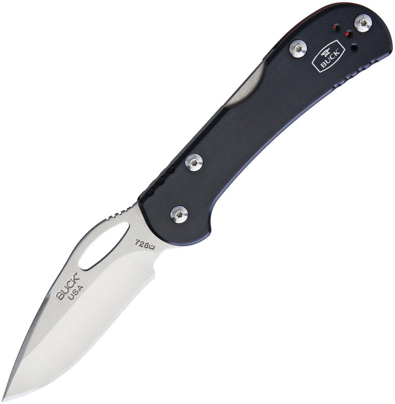 Buck Mini SpitFire Lockback Folding Knife 2.75" 420HC Steel Blade Aluminum Handle 726BKS -Buck - Survivor Hand Precision Knives & Outdoor Gear Store