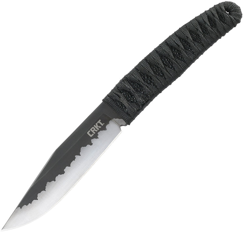 CRKT Nishi Fixed Knife 4.5" 8Cr13MoV Steel Blade Black Cord Wrapped Handle 2290 -CRKT - Survivor Hand Precision Knives & Outdoor Gear Store