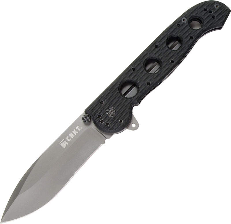 CRKT M21 Linerlock Folding Knife 3.88" Stainless Steel Blade Black G10 Handle 2104G -CRKT - Survivor Hand Precision Knives & Outdoor Gear Store