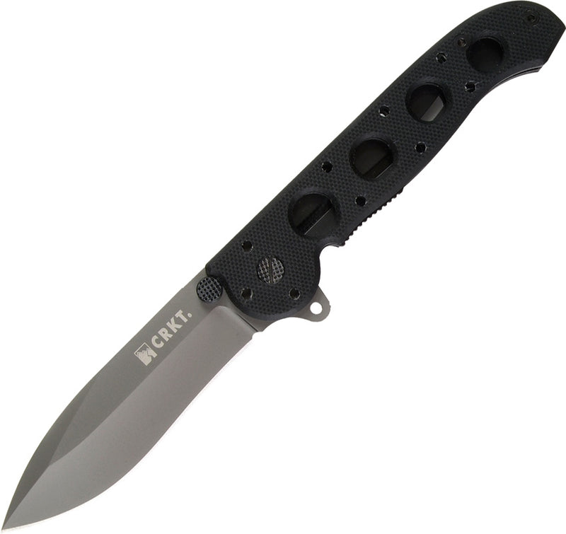 CRKT M21 Linerlock Folding Knife 3.25" 8Cr14MoV Steel Blade Black G10 Handle 2102G -CRKT - Survivor Hand Precision Knives & Outdoor Gear Store