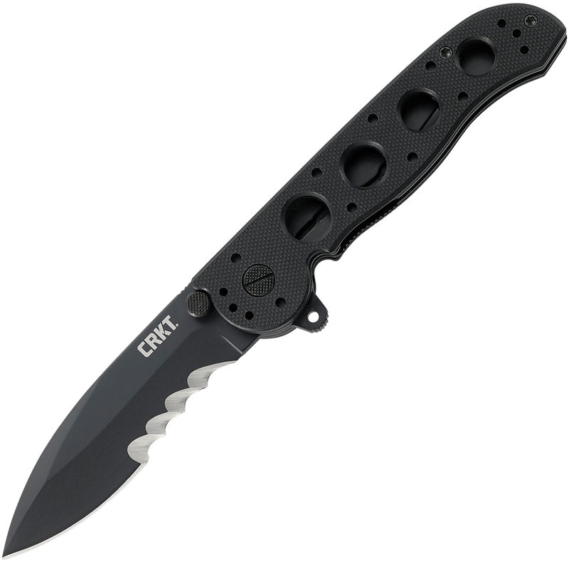 CRKT M21 Linerlock Folding Knife 3.13" 8Cr14MoV Steel Blade Black G10 Handle 2112G -CRKT - Survivor Hand Precision Knives & Outdoor Gear Store