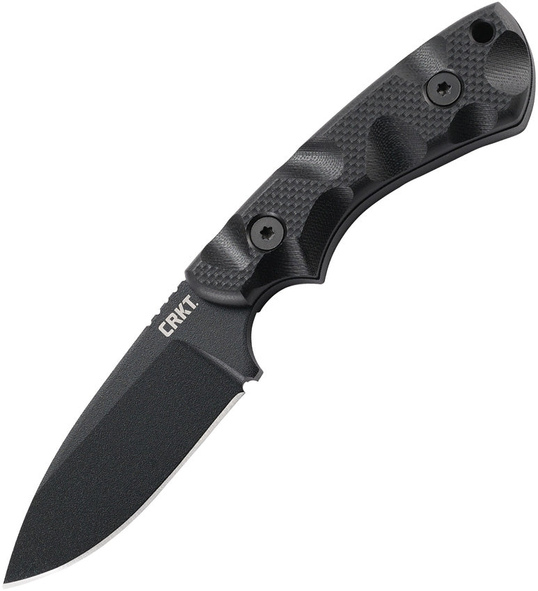 CRKT Siwi Fixed Knife 3.38" SK5 Steel Full Tang Blade Black Sculpted G10 Handle 2082 -CRKT - Survivor Hand Precision Knives & Outdoor Gear Store