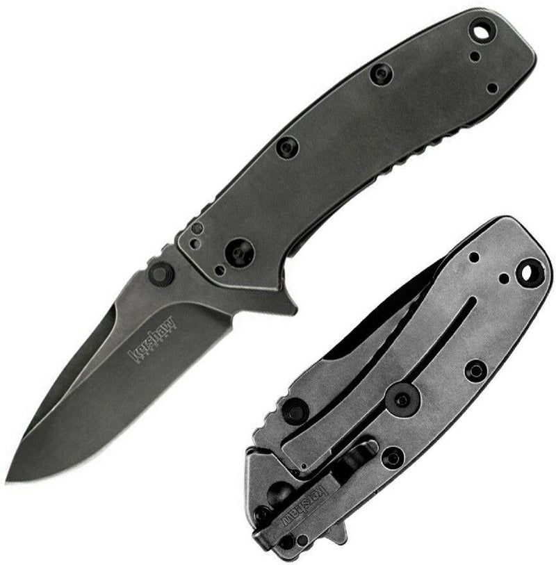 Kershaw Cryo II Framelock Folding Knife 3.38" 8Cr13MoV Steel Blade Black Stainless Handle KS1556BW -Kershaw - Survivor Hand Precision Knives & Outdoor Gear Store