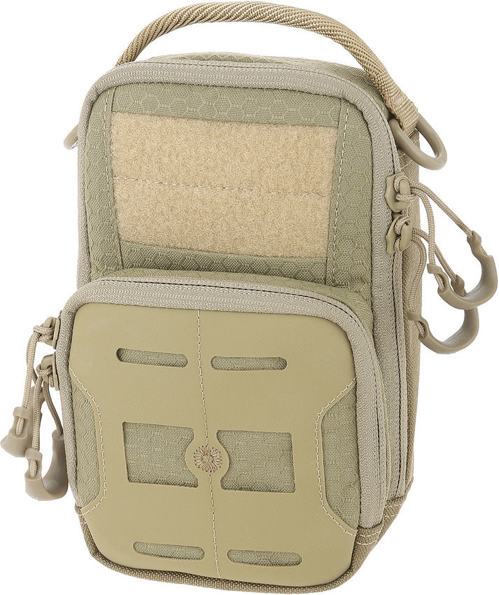 Maxpedition AGR Daily Essentials Pouch Tan Paracord Zipper Pulls High Strength MXDEPTAN -Maxpedition - Survivor Hand Precision Knives & Outdoor Gear Store