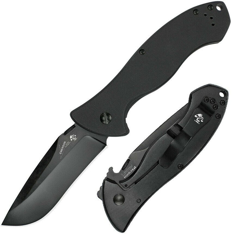 Kershaw Emerson CQC-9K Folding Knife 3.63" 8Cr13MoV Steel Blade Black G10 Handle 6045BLK -Kershaw - Survivor Hand Precision Knives & Outdoor Gear Store