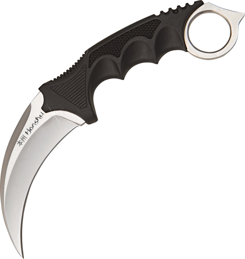 United Cutlery Honshu Karambit Fixed Knife 4" 7Cr13 Steel Blade Black Rubber Handle 2977 -United Cutlery - Survivor Hand Precision Knives & Outdoor Gear Store