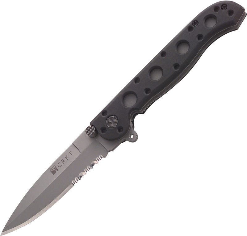 CRKT M16 Zytel Folding Knife 3.5" AUS-8 Steel Spear Point Blade Black GRN Handle 13Z -CRKT - Survivor Hand Precision Knives & Outdoor Gear Store