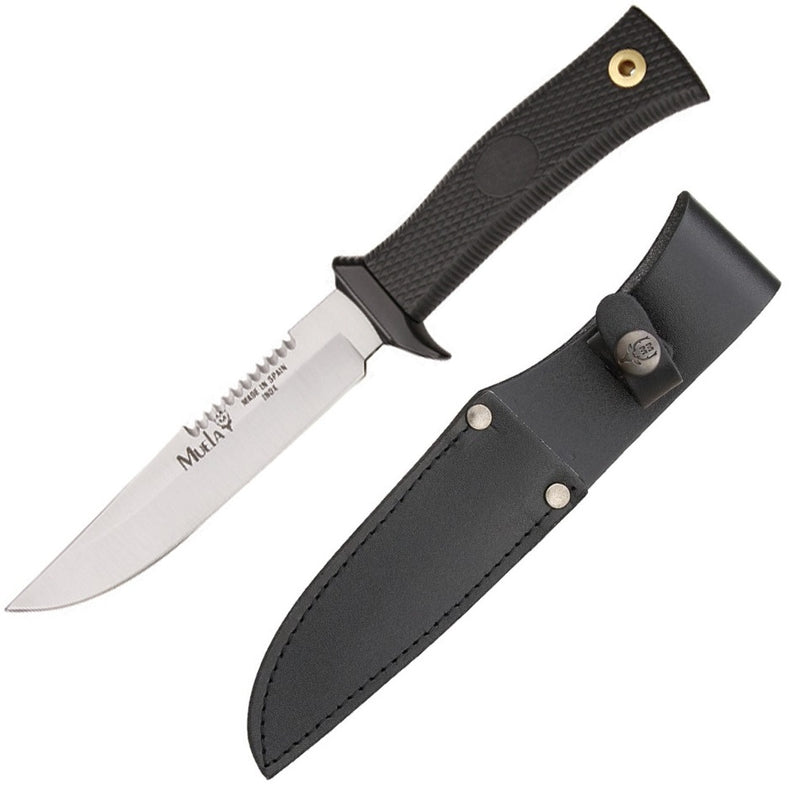 Muela Small Hunter Fixed Knife 4.625" 420A Steel Blade Black Rubber Handle 92163 -Muela - Survivor Hand Precision Knives & Outdoor Gear Store