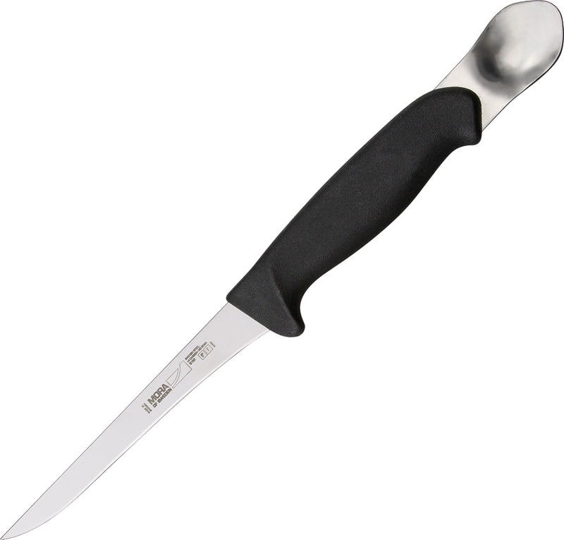 Mora Gutting With Spoon Knife Stainless Components Black Propylene Handle 07463 -Mora - Survivor Hand Precision Knives & Outdoor Gear Store