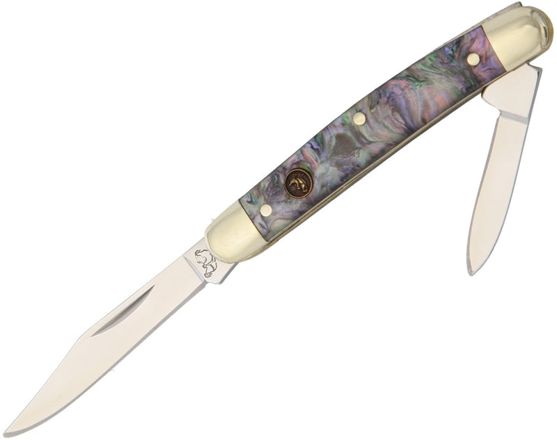 Hen & Rooster Pen Pocket Knife Stainless Steel Blades Imitation Abalone Handle 302IAB -Hen & Rooster - Survivor Hand Precision Knives & Outdoor Gear Store