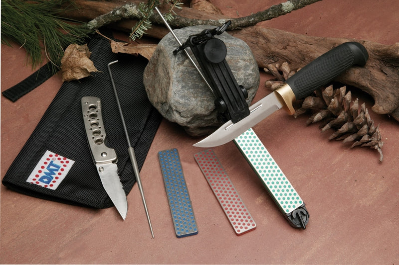 DMT The Aligner Deluxe Kit Interchangeable Stone Holder Knife Clamp ADELUXE -DMT - Survivor Hand Precision Knives & Outdoor Gear Store