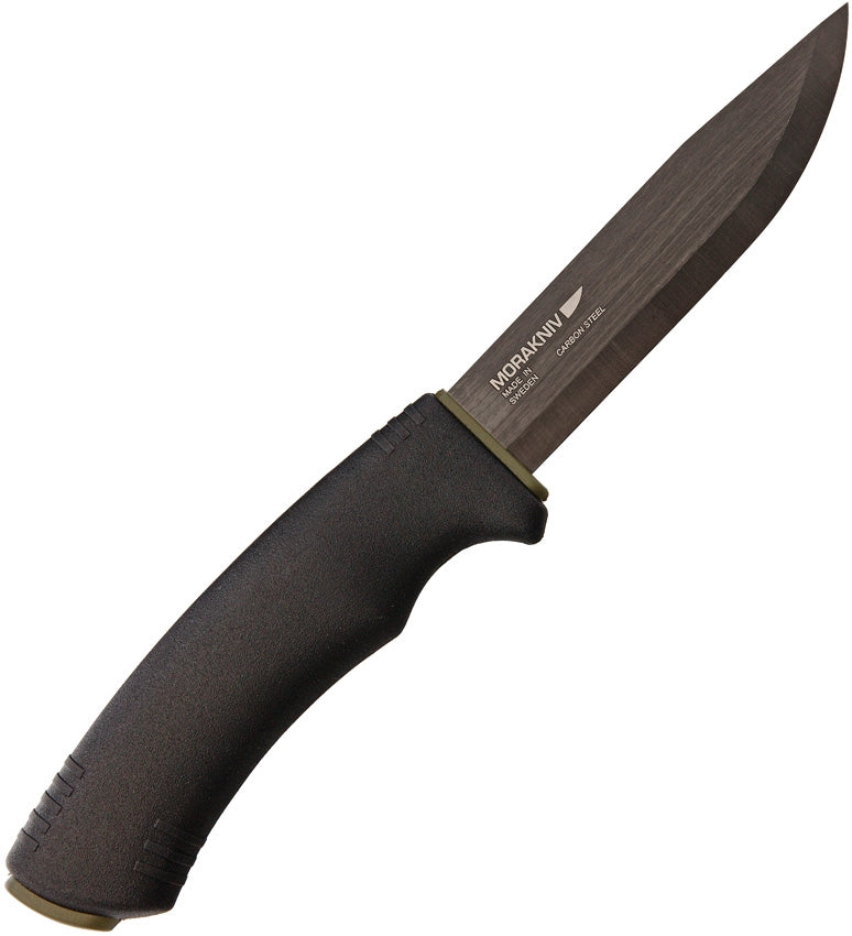 Mora Bushcraft Fixed Knife 4.25" High Carbon Steel Blade Black Rubberized Handle 01627 -Mora - Survivor Hand Precision Knives & Outdoor Gear Store