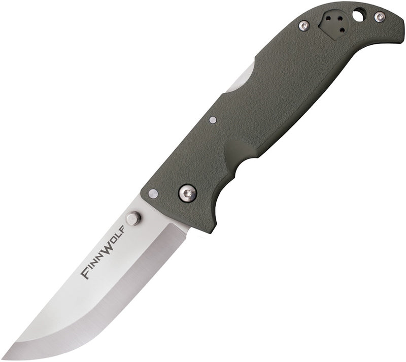 Cold Steel Finn Wolf Folding Knife 3.5" Stainless Steel Blade Green ABS Handle 20NPF -Cold Steel - Survivor Hand Precision Knives & Outdoor Gear Store