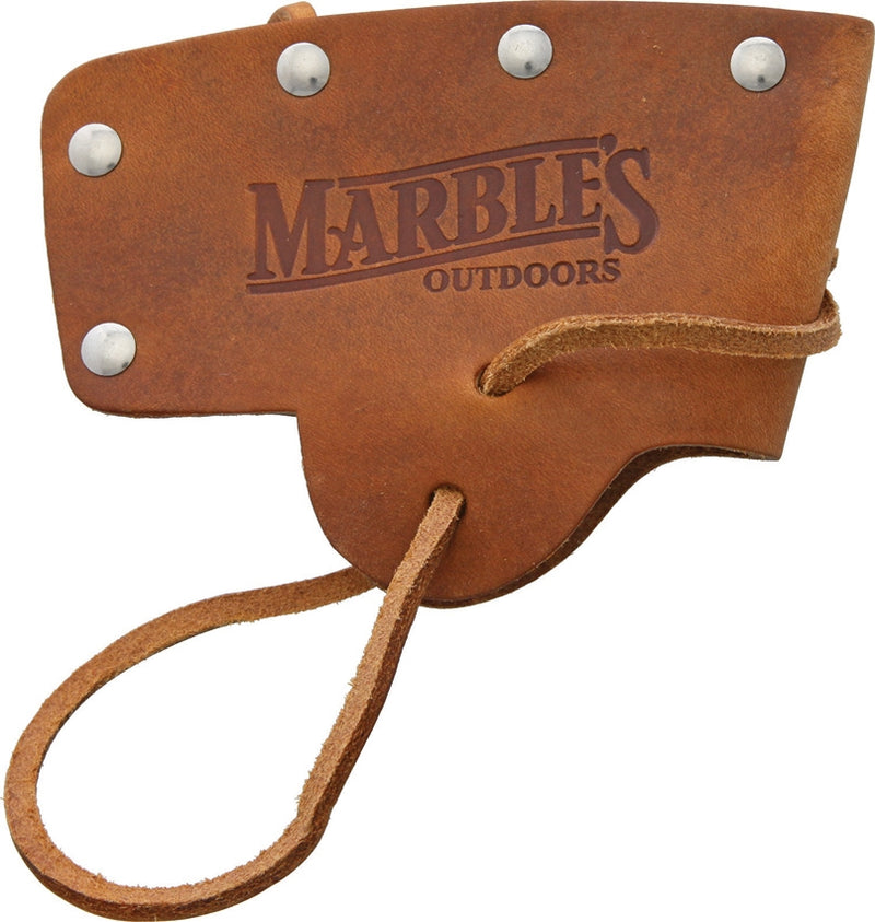 Marble Axe Blade Cover Brown Leather Material Fits Small Axe Blades 3" or Less 10SL -Marbles - Survivor Hand Precision Knives & Outdoor Gear Store