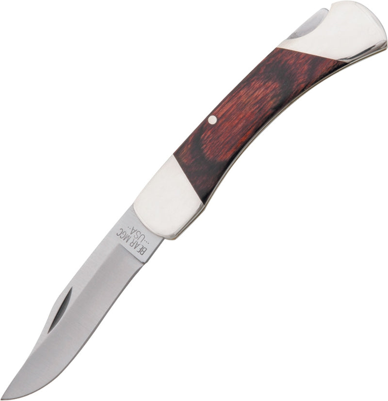 Bear & Son Lockback Folding Knife Stainless Steel Clip Point Blade Rosewood Handle 205R -Bear & Son - Survivor Hand Precision Knives & Outdoor Gear Store