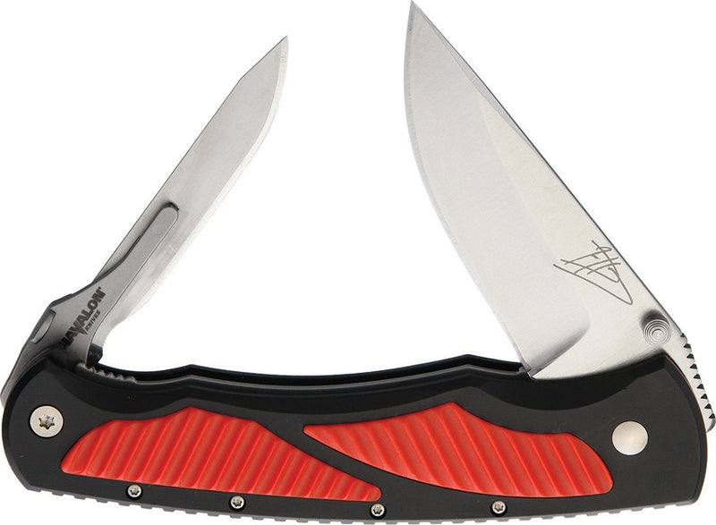 Havalon Titan Linerlock Shockey Pocket Knife 2.75" AUS-8 Steel Blades Black/Red Sculpted Polymer Handle 80220 -Havalon - Survivor Hand Precision Knives & Outdoor Gear Store