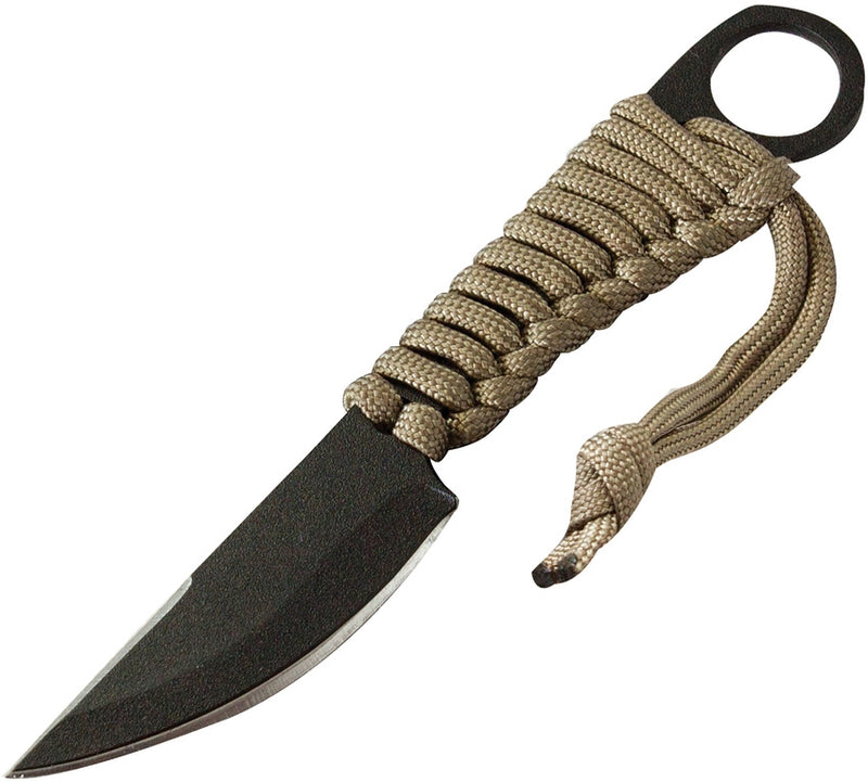 Condor Kickback Fixed Knife 2.75" 1075 Steel Blade Brown Paracord Wrapped Handle TK1802275HC -Condor - Survivor Hand Precision Knives & Outdoor Gear Store